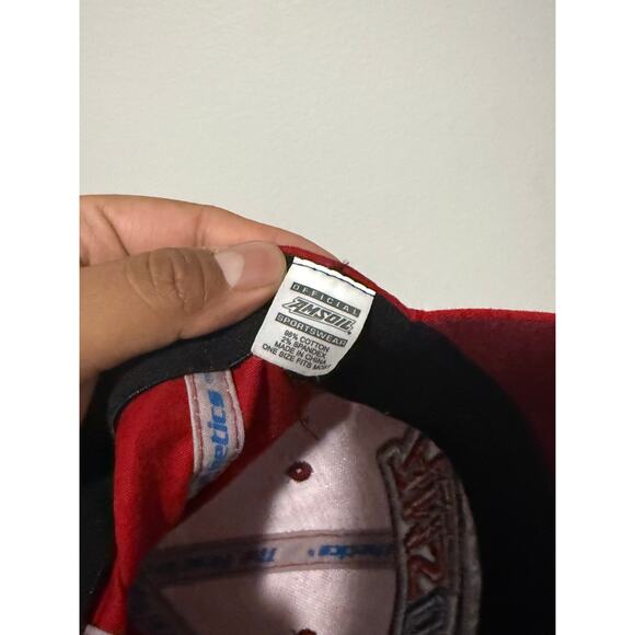 High-quality AMSOIL Racing Cap with flame graphics and full embroidered logos. - Picture 5 of 5